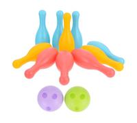 ARTSEWPLY Bowling Toy Set for Kids Extra Large Indoor and Outdoor Bowling Game Pins and Balls Parent-Child Interactive Sports Toy for Family Fun and Learning Random Color