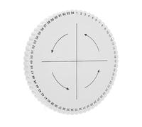 ARTSEWPLY Braiding Disk for Bracelet Making 64 Slot Thick Foams Kumihimo Board for DIY Bracelet Jewelry Making Round Weaving Disk