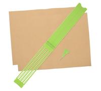 ARTSEWPLY Braille Board Tactile Board Low Vision Products Blind Writing Pad Teaching Stylus Light Green Plastic