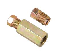 ARTSEWPLY Brake Line Tube Fittings with Inner Thread Screws Metal Connectors for Iron and Copper Tubing Flared Ends Leakproof Seal Brake Pipe Unions