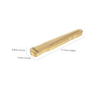 ARTSEWPLY Brass Chinese Calligraphy Paperweight Vintage Art Paper Holder Heavy Duty Desk Accessory with Guqin Motif for Office Decoration and Painting Practice