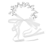 ARTSEWPLY Bridal Headband Leaf Design Elegant Rhinestone Hair Accessory for Weddings and Parties Comfortable and Easy to Secure for Brides and Bridesmaids Floral Headpiece