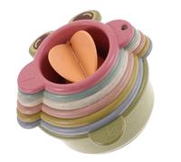 ARTSEWPLY Bunny Stacking Cups Reusable Colorful Rabbit Food Hide Toys Multi-size Plastic Cups for Small Animals Babies 6-12 Months Pet Supplies