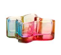ARTSEWPLY Butterfly Shape Crystal Nail Dappen Dish Glass Cup for Acrylic Nails Manicure Bowl and Gel Polish Tools