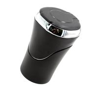 ARTSEWPLY Car Ashtray with LED Light and Detachable Lid Capacity Auto Ash Container for Car Stand Easy to Clean Smokeless Practical Gift for Fathers and Valentine Day