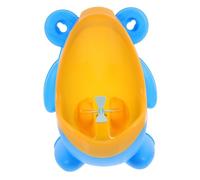 ARTSEWPLY Cartoon Frog Boy Training Urinal Potty Trainer for Boys Wall-Mounted Portable Pee Pot Toilet with Green Airplane Design Toddler Toilet Training Tool Random Style
