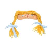 ARTSEWPLY Cartoon Sleep Mask for Soft Fuzzy Travel Eye Covers Blackout Light-blocking Blindfold for Airplane Naps Night Sleep and Office Rest