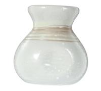 ARTSEWPLY Ceramic Toothpick Holder Compact Reusable Porcelain Jar with Large Capacity Lightweight Decorative Toothpick Container for Desktop and Dining Table Use