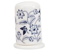 ARTSEWPLY Ceramic Toothpick Holder Porcelain Box with Lid Capacity Reusable Toothpick Dispenser Decorative Cotton Swab Jar for Dining Table Kitchen Storage