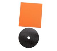ARTSEWPLY Cf-cd Carbon Fiber CD Turntable Platter Mat Tuning Cushion for Home Use Precision Cut Vinyl Record Sound Enhancer with Improved Bass and Clearer Detail