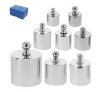 ARTSEWPLY Chrome Plated Calibration Weights Kit with Plastic Tweezer Precision Gram Scale Balance Weight for Kitchen Scales Digital Balances and Lab Use Standard Compliance for Accurate