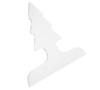 ARTSEWPLY Clear Acrylic Christmas Charcuterie Board Template with Handle Stencil for Accurate Cutting Board Tracing Lightweight and Transparent Design for Kitchen Woodworking Guide