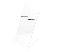 ARTSEWPLY Clear Acrylic Wall Mounted Hair Dryer Holder Stylish Storage Organizer for Bathroom Vanity Durable Blow Dryer Stand for Hair Tools Easy to Clean Space Enhancer