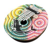 ARTSEWPLY Coconut Shell Thumb Piano Finger Kalimba for Adults Beginners Portable Musical Gift with Soothing Sound and Easy Play Random Pattern Home Decor