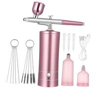 ARTSEWPLY Cordless Electric Airbrush Kit with USB Charging Cable Multi Functional Airbrush Paint for Nails Model Painting Makeup Wireless Design with Complete Accessories for Easy Use