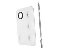 ARTSEWPLY Cosmetic Mixing Plate Large Square Concealer Tray with Makeup for Foundation Pigment Blending Nail Art Colors