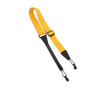 ARTSEWPLY Creative Yellow No-drill Ukulele Strap with Clip Hook Adjustable Ukulele Holding Belt for Musical Instrument Accessory