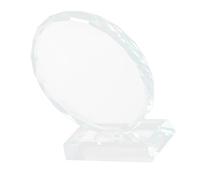 ARTSEWPLY Crystal Award Trophy for Recognition Unique Design Blank Plaque for Engraving Elegant Decorative Sign for Events Celebrations Durable Luxury Crystal Keepsake