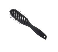 ARTSEWPLY Curved Shaped Plastic Massage Comb Lightweight Hairdressing Styling Tool for Women Ladies Portable and Black Curly Hair Comb