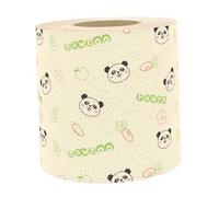ARTSEWPLY Cute Panda Printed Bamboo Pulp Toilet Paper Roll Soft Decorative Cartoon Pattern Bathroom Tissue for Home and Office Use Durable and Skin Friendly