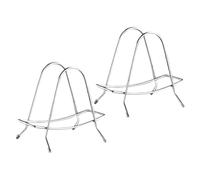 ARTSEWPLY Cutting Board Rack and Pot Lid Organizer Stainless Steel Tall Storage Holder for Kitchen Countertop Pantry Cabinet 2pcs Kitchen Board and Lid Holder Rack