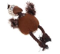 ARTSEWPLY Dog Chew Plush Squeaky Bird Shape for Small and Medium Dogs, Sturdy Puppy Chewing for Training and Interactive Play, Beige Pet for Aggressive Chewers