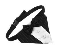 ARTSEWPLY Dog Triangle Bandana and Bow Tie Adjustable Dark Pattern Pet Scarf for Medium Dogs Soft Cotton Triangle Bib and Special Events