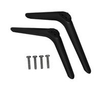 ARTSEWPLY Double Hole Tv Stand Base Legs for Smart Tvs Adjustable Plastic Feet Replacement for Tabletop LCD LED Plasma Screens Compatible with Multiple Brands Easy Installation