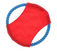 ARTSEWPLY Durable Dog Throwing Disc Bite Resistant Pet Training Flying Disc for Golden Retriever Samoyed Portable Lightweight Outdoor Indoor Enrichment Random Color