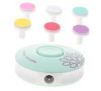 ARTSEWPLY Electric Nail Clipper Baby Nail File for Infants and Adults 13pcs Set 6 Grinding Pads Mint Green for Safe Manicure and Pedicure Care