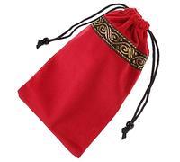 ARTSEWPLY Elegant Tarot Cards Organizer Bag Velvet Jewelry Pouch Portable and Lightweight Card Holder