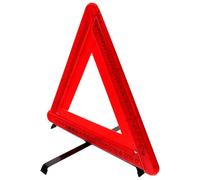 ARTSEWPLY Emergency Warning Sign with Self-illuminating LED Lights Foldable Triangle Heavy Duty Abs Material, Easy Storage Roadside Safety Device for Car Breakdowns and Night Use