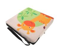ARTSEWPLY Ergonomic Giraffe Booster Seat for Table with Anti-Slip Straps Detachable and Machine Washable Dining Cushion Pad Portable Lightweight Heightening Seat for Kitchen Study