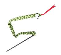 ARTSEWPLY Extended Cat Teaser Wand with Built Rattle Paper Interactive Cat Encourages Exercise and Play for Indoor Fun and Owner Engagement