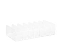 ARTSEWPLY Eye Shadow Palettes Organizer 7-compartment Small Cosmetic Storage Rack Vertical Makeup Holder for Vanity and Bathroom