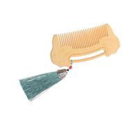 ARTSEWPLY Fine Tooth Boxwood Comb with Ruyi Lock Handcrafted Durable Wooden Grooming Tool for Hair and Men Beard Stylish Scalp Massage Accessory Pocket Friendly Design