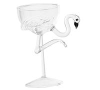 ARTSEWPLY Flamingo Glass Wine Cup Lightweight Cocktail Glass for Wedding Parties and Celebrations Reusable Elegant Stemware Easy to Clean Party Drinkware