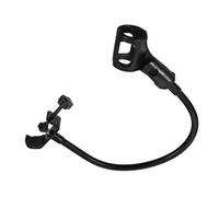 ARTSEWPLY Flexible Gooseneck Microphone Holder with Adjustable Direction and Stable Clip Iron Mic Storage Rack for Desktop Use Suitable for Podcasting and Live Streaming