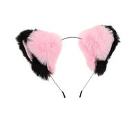 ARTSEWPLY Fluffy Animal Ears Headband Cute Cat Fox Ear Hair Hoop for Women Cosplay Party Accessory Halloween Carnival Costume Cute Playful Headwear