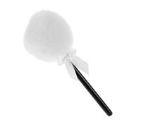 ARTSEWPLY Fluffy White Powder Puff for Body and Setting Powder Small Soft Makeup Puff with Long Fibers for Household and Travel Use
