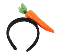 ARTSEWPLY Funny Headband Novelty Carrot Headdress for Easter Party Cute Plush Vegetable Hair Band Cosplay Prop for Boys and Girls and Adults Photo Prop for Wacky Hair Accessories