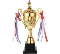 ARTSEWPLY Game Trophy Metal 32.5Cm for Big Spelling Bee and Elementary School Award Ceremonies First Place Winner Cups