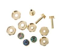 ARTSEWPLY Gold Trumpet Button Buckles Press Covers Copper Piston Snap Accessories Portable Musical Instrument Tool for Trumpet Players