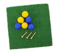 ARTSEWPLY Golf Hitting Mat with Balls Tees Durable Non Slip Training Mat for Practice for Beginners and Chipping Games Backyard Driving Swing Analysis