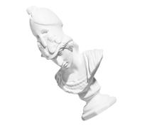 ARTSEWPLY Gr ust Resin Figurine Mini Art Sculpture Athena Bust Ornament Fine Craftsmanship Versatile Decoration Home and Office Ancient Decor