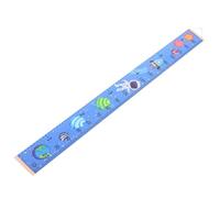 ARTSEWPLY Growth Chart Canvas Wall Hanging Height Measuring Tape Pendant for Nursery and Bedroom Blue Height Chart Decor for Boys and Tracking Development