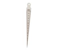 ARTSEWPLY Guitar Bridge Gap Measuring Ruler Durable Steel Luthier Tool for Accurate String Action and Neck Flatness Measurement Compact Guitar Repair Supply