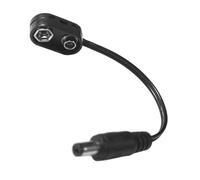 ARTSEWPLY Guitar Effects Pedal Power Cable with External Charging Port Stable External Positive Internal Negative Design for Portable Guitar Pedal Board Power Supply