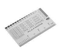 ARTSEWPLY Guitar String Action Gauge Metal String Height Ruler for Acoustic Guitar Setup Maintenance Accessories Luthier Measuring Tool