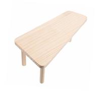 ARTSEWPLY Hamster Wooden Climbing Platform Small Pet Plaything Multi-functional Two-layer Stand Toy with Natural Wood for Hamster Cage Supplies and Chinchilla Playground